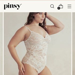 Pinsy Shaping Lace Shapewear Bodysuit